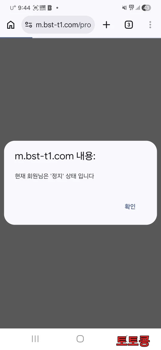 BST 먹튀 피해 증빙 이미지 2